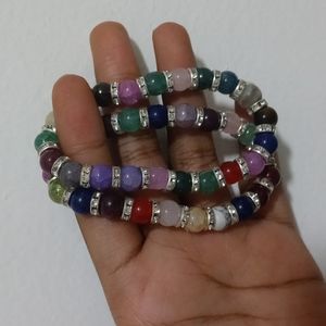 Stone mix bracelet set